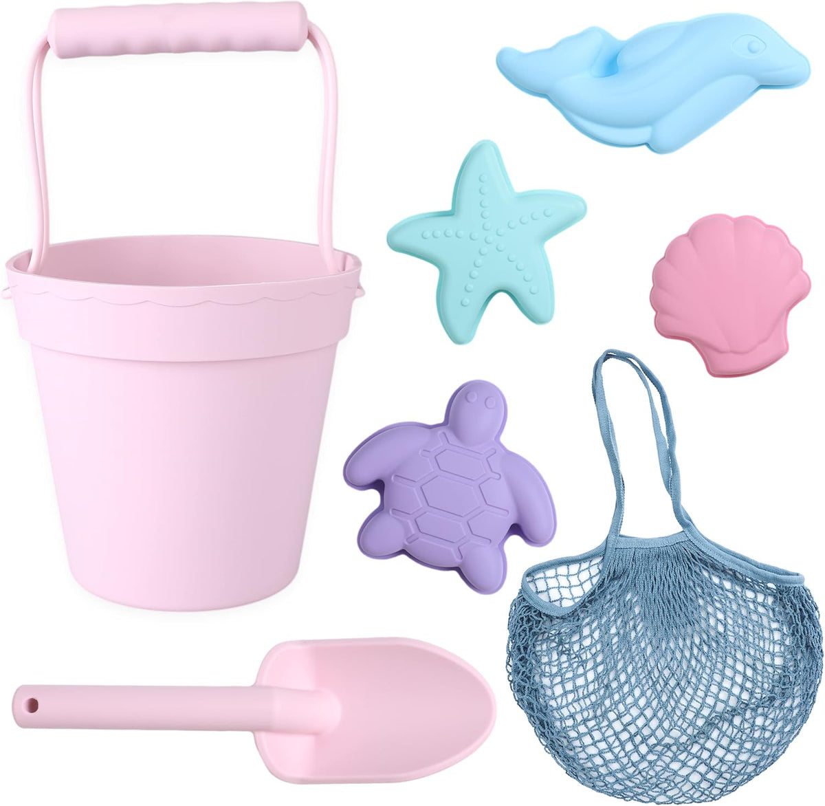 BLUE GINKGO Silicone Beach Toys - Pink