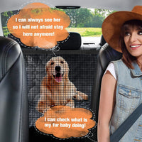 Dog Car Seat Cover for Back Seat - black - image 3