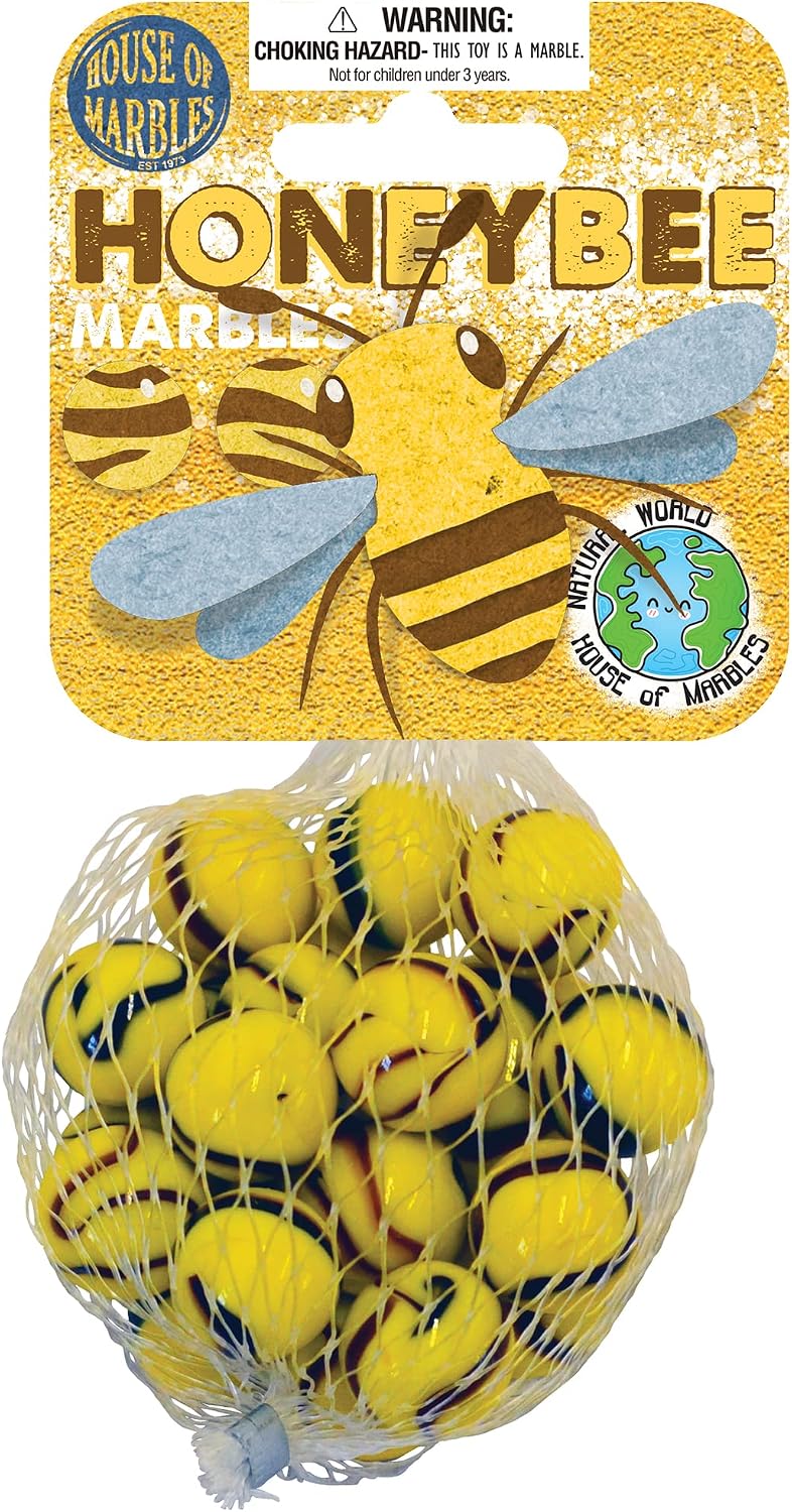 House of Marbles Solar System Net Bag of Marbles - Honeybee - image 4