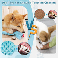 Fuufome Squeaky Dog Toys for Indoor Play with Small - Sky blue - image 3