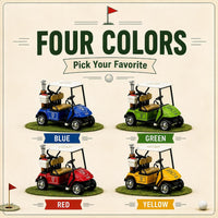 Liberty Imports mini golf cart toys, 12 pack of 4 inch diecast pullback carts in four colors - view 4