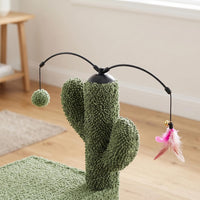 32" Cat Tree for Indoor Cats - Green / 32'' - image 4