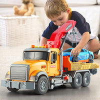 Dwi Dowellin Kid Trucks Toys for Boys Age 3-5 - tow truck - image 2