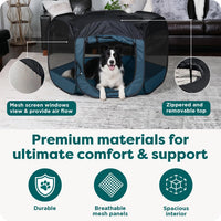 FurHaven Soft-Sided Dog & Cat Playpen - Gray / Extra Large - image 3