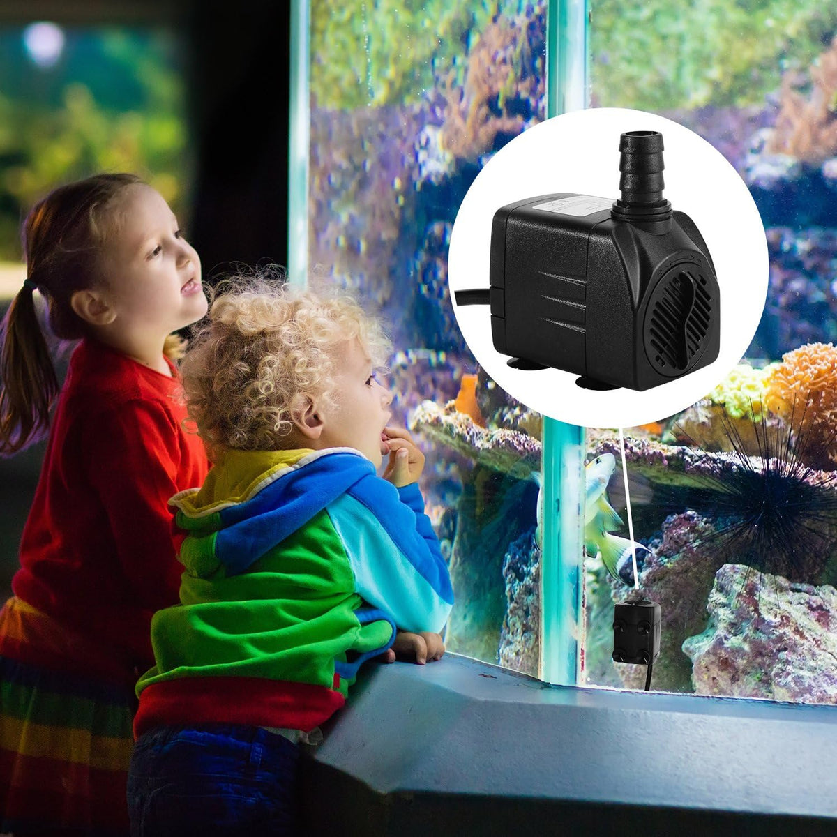 CWKJ 400GPH Submersible Fountain Water Pump for Pond Aquarium - image 2
