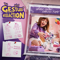 Ruko 6088 Robot Toys for Kids, Programmable - Pink-classic - image 2