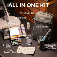 Funto Mini Watercolor Paint Set - 24-Color Mirrorlike Set - image 2