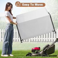 Dog Shade Shelter Outdoor 4'x4'x3' Tent for Large Medium Dogs, Outside Sun Rain Canopy Pet House for Cats Pigs Livestock with Waterproof Roof Ground Nails,Grey
