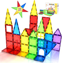 Magnetic Tiles Kids Magnetic Blocks 32PCS Building Sets for Kids Ages - 32pcs Magnetic Tiles