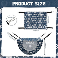Unittype 2 Pieces Cat Cage Hammock Hanging Pet Bed, 2 Styles - Plaid / 2 - image 2