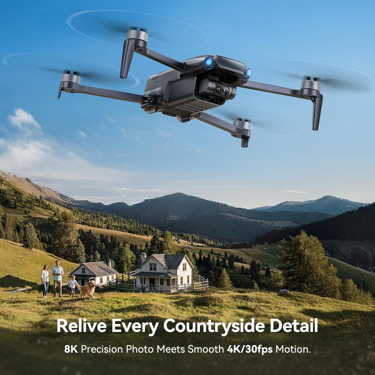 Ruko Drone with Camera for Adults 4K Video & 8K Photo - Updated Black - image 2