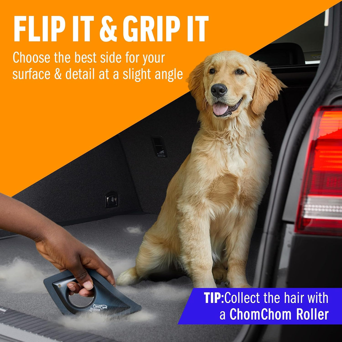 ChomChom Roller Detailer, Scraper for Pet Hair Remover and Lint - image 4