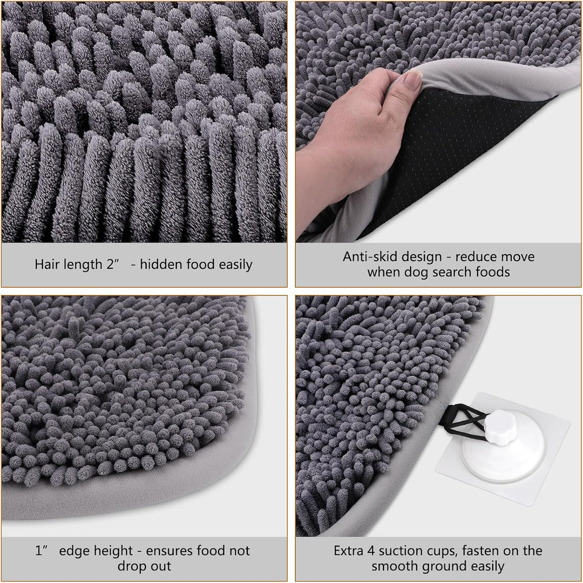 Snuffle Mat for Dogs, Interactive Puzzle Toys Feeding Games for Pets – Essentials for Dogs - 20'' x 28'' - image 2