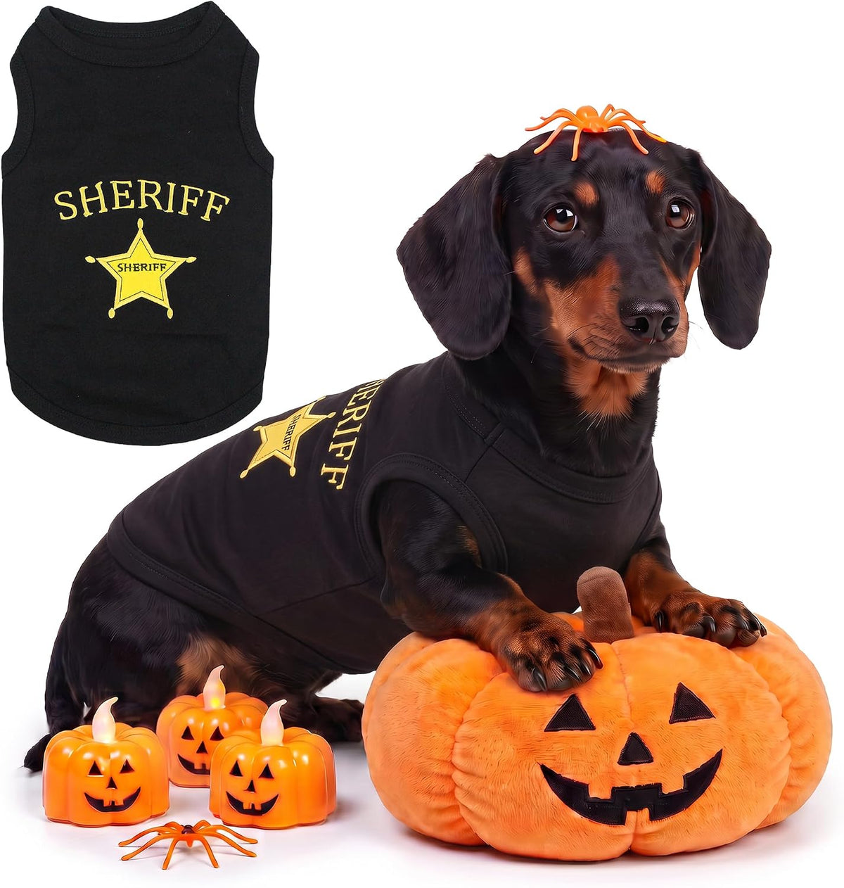 Parisian Pet Dog Halloween Costume - Sheriff / X-Large
