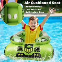 Difola kids pool float with water gun in a pink mermaid design - view 5