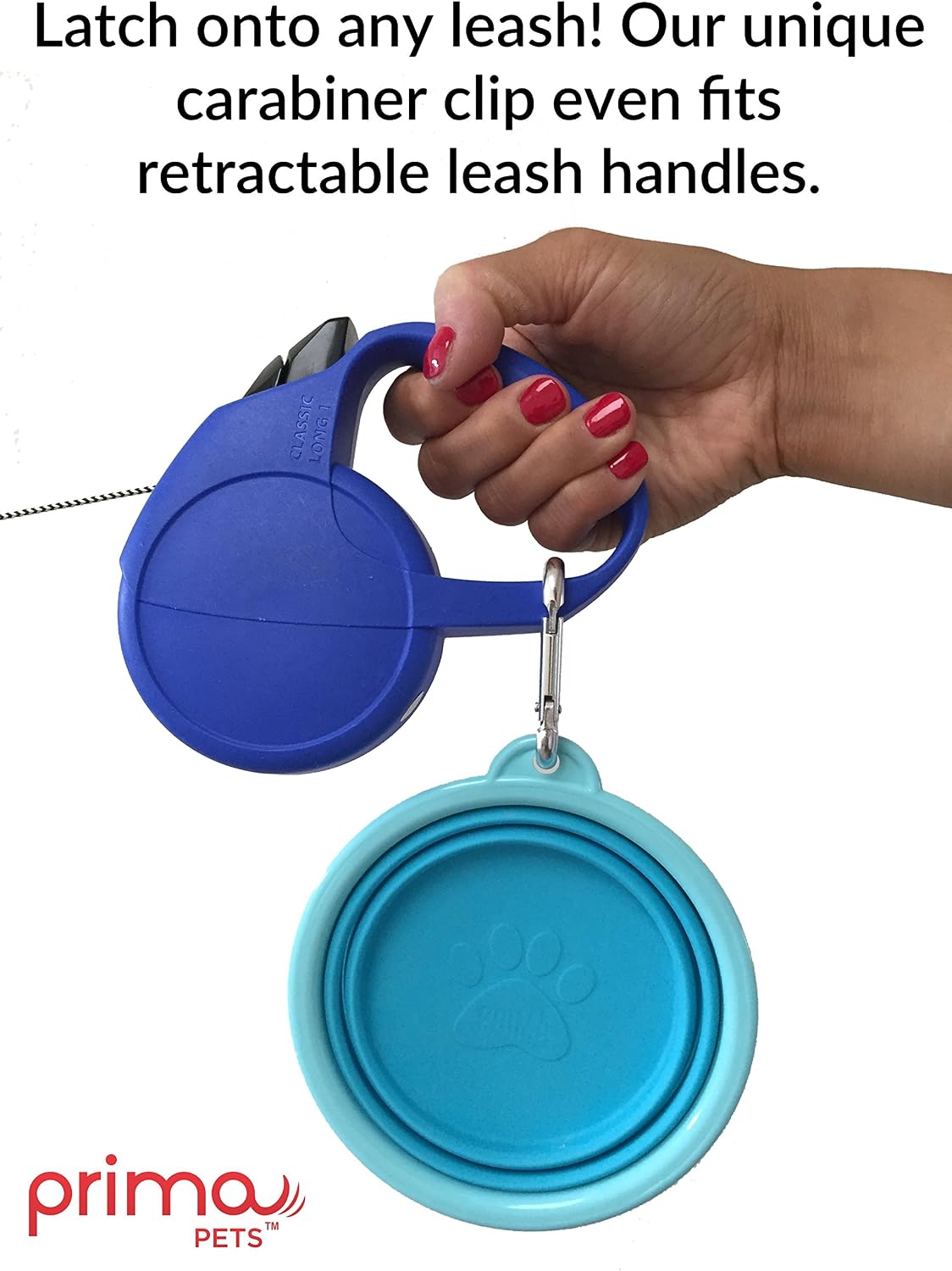 Prima Pet Expandable/ Collapsible Silicone Food & Water Travel Bowl - Purple / SMALL (1.5 CUPS) - image 4