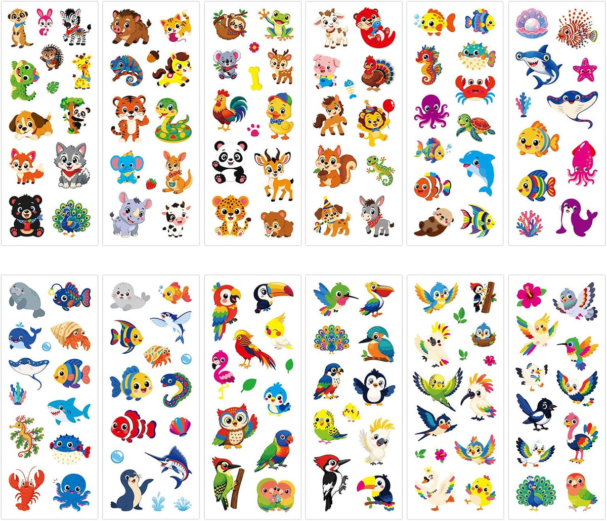 Puffy 3D Sticker for Kid & Toddler 500+ Variety Pack Cute Scrapbook - Animal Style - image 3