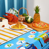 Irenare 1 Piece Cobblestone Stone Tablecloth - 3 / Train - image 4