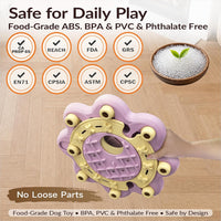 KADTC L Size 3 Levels, Dog Puzzle Toy - Pink / Bloom - image 3