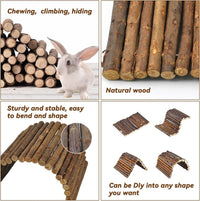 kathson Wooden Hamster Bridge - M (15.7 x 6.0 inches) - image 4