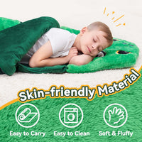 iPlay, iLearn Kids Unicorn Sleeping Bag - Dinosaur - image 2