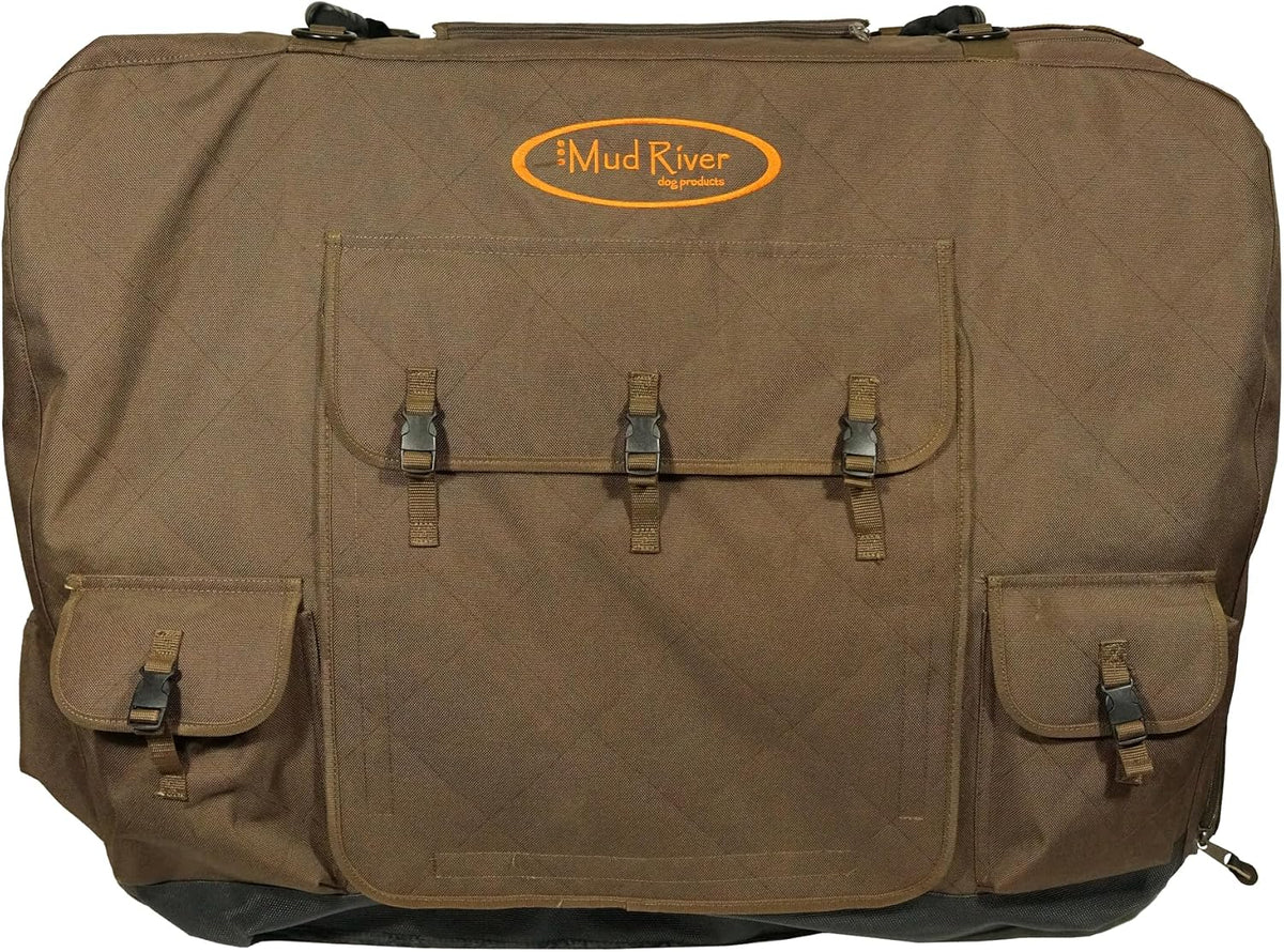 Mudriver Dixie Kennel Cover, Brown, X-Large – Essentials for Dogs - image 2