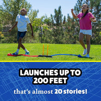 Stomp Rocket Original Dueling Rocket Launcher for Kids - Dueling Launcher + 8 Rockets - image 3