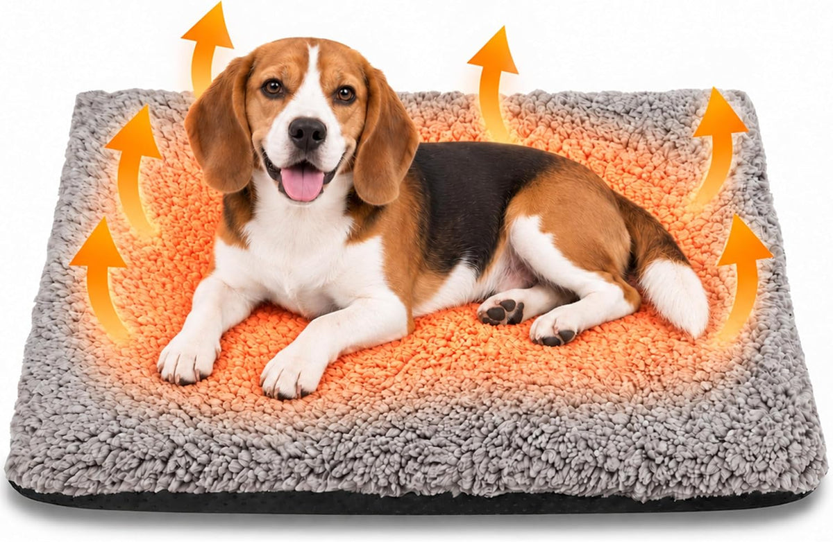 PatiencET Self Warming Cat Bed for Indoor Cats 18'' x 24'' - Gray / 18*24