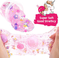 Astronaut Galaxy Slime for Kids, Big Slime Bucket with Clay - Pink Slime - image 4