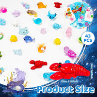 Mini Ducks 100 Pack Tiny Ducks Glow in The Dark – Fun for Kids & Family - Mini Ocean Animals - image 2
