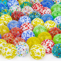 3 otters 60 piece speckled glass marbles for kids, 0.63 inch