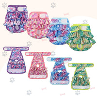 4 Pack Dog Diapers Female Washable Dog Diapers – Essentials for Dogs - L / Mermaid - image 2