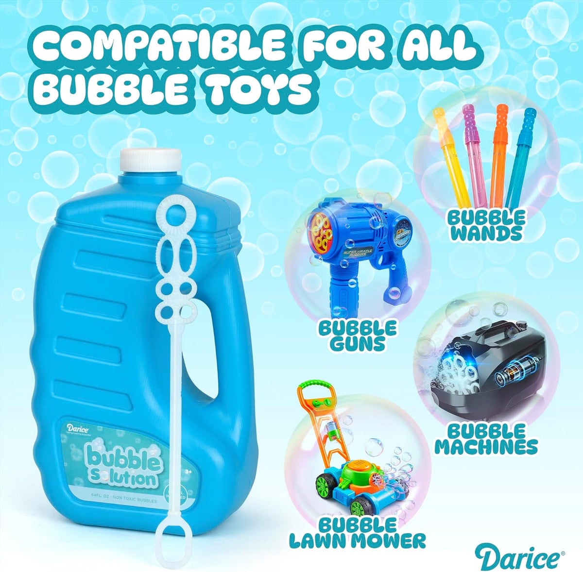 Darice 2 Pack 128oz Bubble Solution Refill for Bubble Machines - 4 Pack - image 3