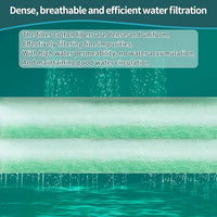 Aquarium Filter Sponge Fish Tank Pond Filter Media Filters Pad for Fish Tank,Filter Freshwater, Saltwater Aquariums, Reusable Fish Pond Filter Material, 0.27" Thick, Green