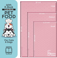 Dog Food Mat - Raised Edges Dogs Mat for Food and Water Prevent Spill, Waterproof Cat Food Mats - 24"L x 15"W / Pink - image 2