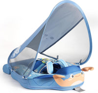 Mambobaby Float with Canopy & Tail - Blue (Crab)
