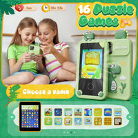 Luyiilo Kids Smart Phone Toys for Boys - Green - image 4