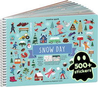 Cupkin Animal Habitats Sticker Book, 12 Coloring & Activity - Snow Day
