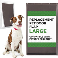 Evergreen Pet Supplies Replacement Dog Door Flap Compatible - Large