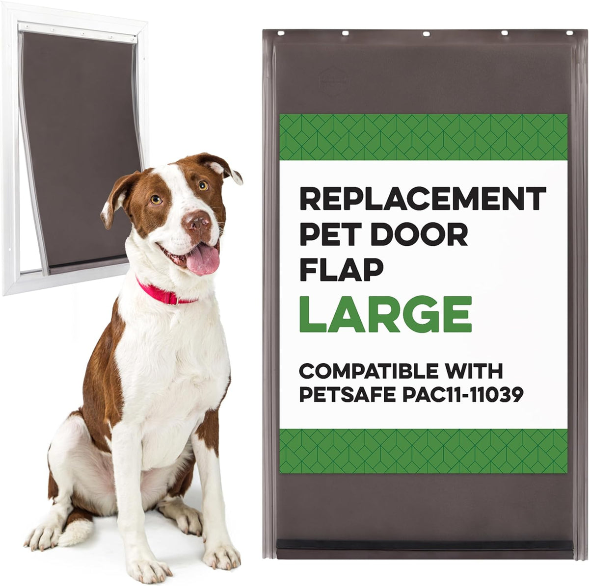 Evergreen Pet Supplies Replacement Dog Door Flap Compatible - Large