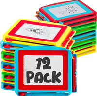 Magnetic Drawing Boards for Kids Erasable Sketch Tablets – Fun for Kids & Family - 12-Pcs