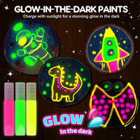 EPUMP Glow in the Dark Wooden Painting Kit for Kids - Wooden Painting Kit - image 2