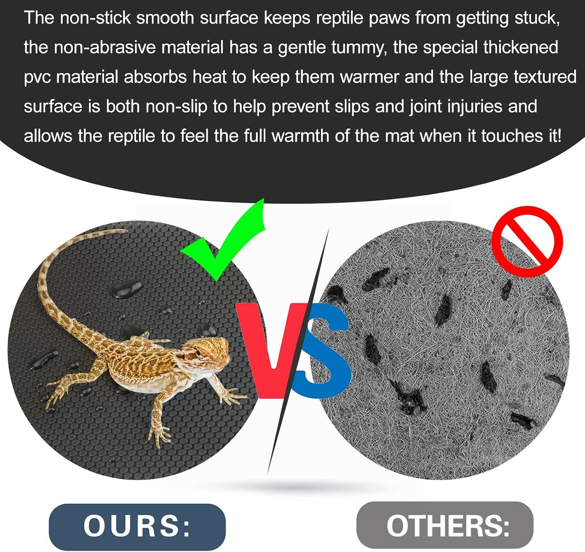 Bearded Dragon Tank Accessories - 118inch / Black - image 2