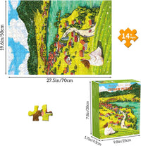 1000 Piece Puzzles for Adults, Premium Magic Book Jigsaw Puzzle – Fun for Kids & Family - Mountain Top Calm - image 3