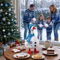 7 Inch Mini Desk Goose Outfits - Winter Color(snowman) - image 2