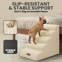 Miorun Dog Stairs for High Beds - Beige / 5.0 / Stairs 24.5"H - image 4
