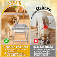 3 Gallons Large Elevated Dog Water Bowl, Relief Joint Pressure – Essentials for Dogs - 2 Gallons - image 3