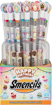 Halloween Smencils Cylinder, HB #2 Scented Smelly Pencils - Birthday