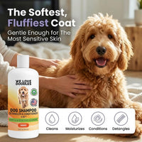 Puppy Shampoo and Conditioner, Tearless Puppy Wash - Dog Shampoo - Mango - image 2