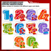 JOYIN 10 Pcs Number Robots Educational Toys, Number Robots - image 2